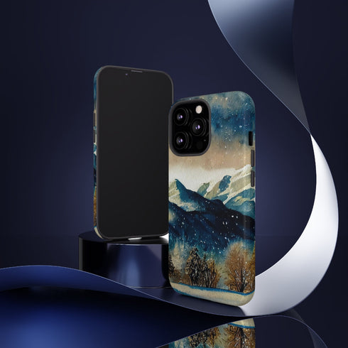 Snowy Colorado Rocky Mountains - Impact Resistant Phone Case